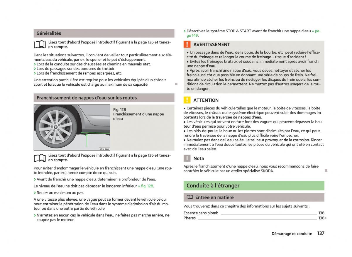 Skoda Octavia III 3 manuel du proprietaire / page 139