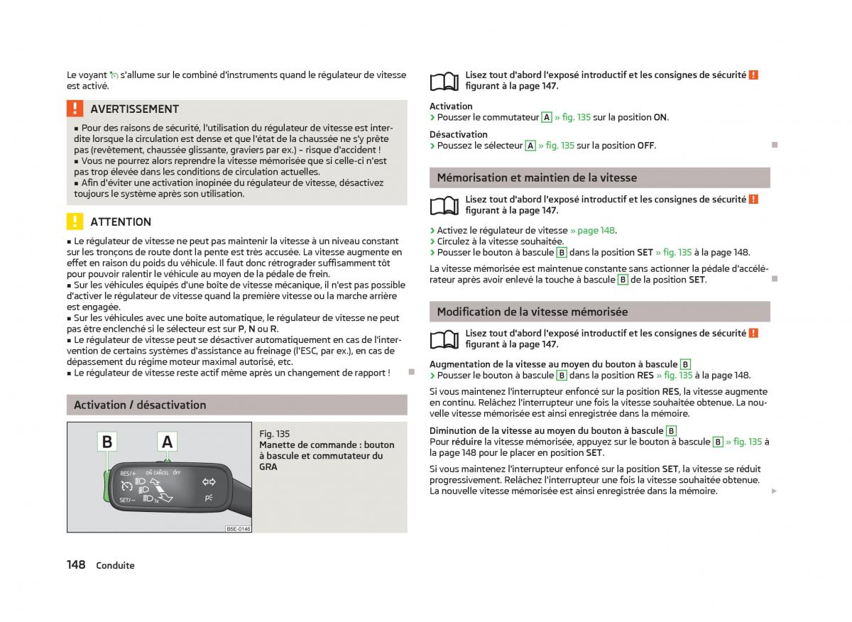 Skoda Octavia III 3 manuel du proprietaire / page 150