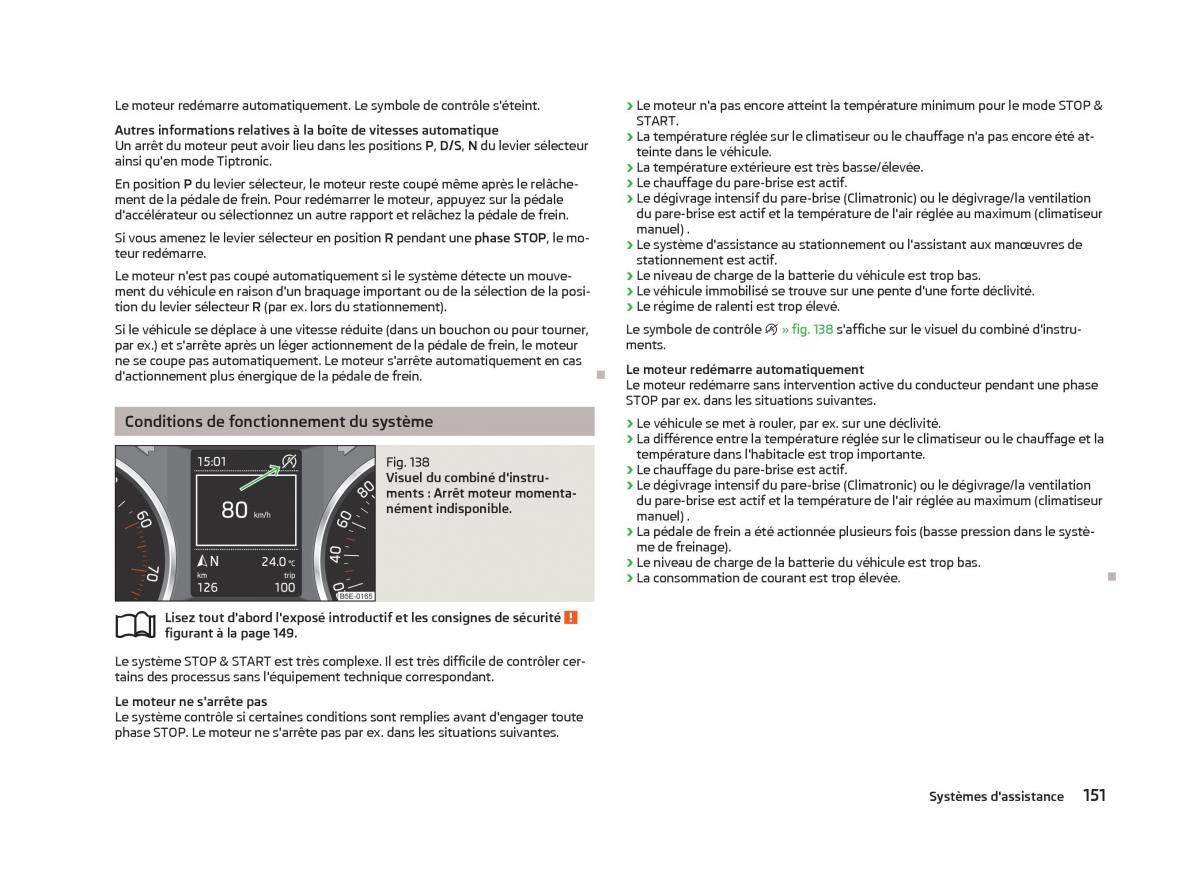 Skoda Octavia III 3 manuel du proprietaire / page 153