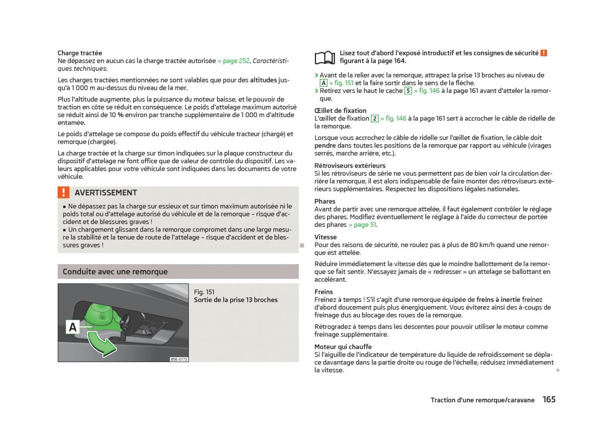 Skoda Octavia III 3 manuel du proprietaire / page 167