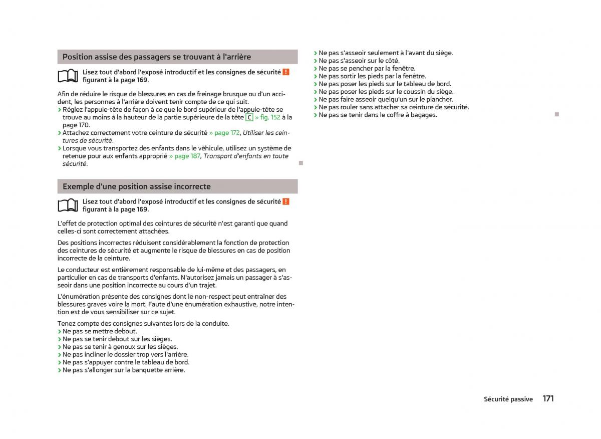 Skoda Octavia III 3 manuel du proprietaire / page 173