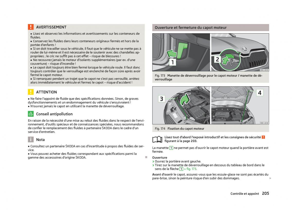 Skoda Octavia III 3 manuel du proprietaire / page 207