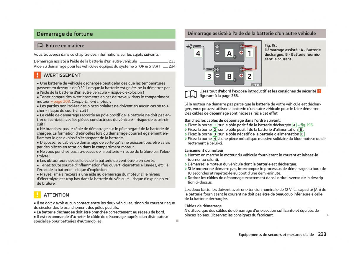 Skoda Octavia III 3 manuel du proprietaire / page 235