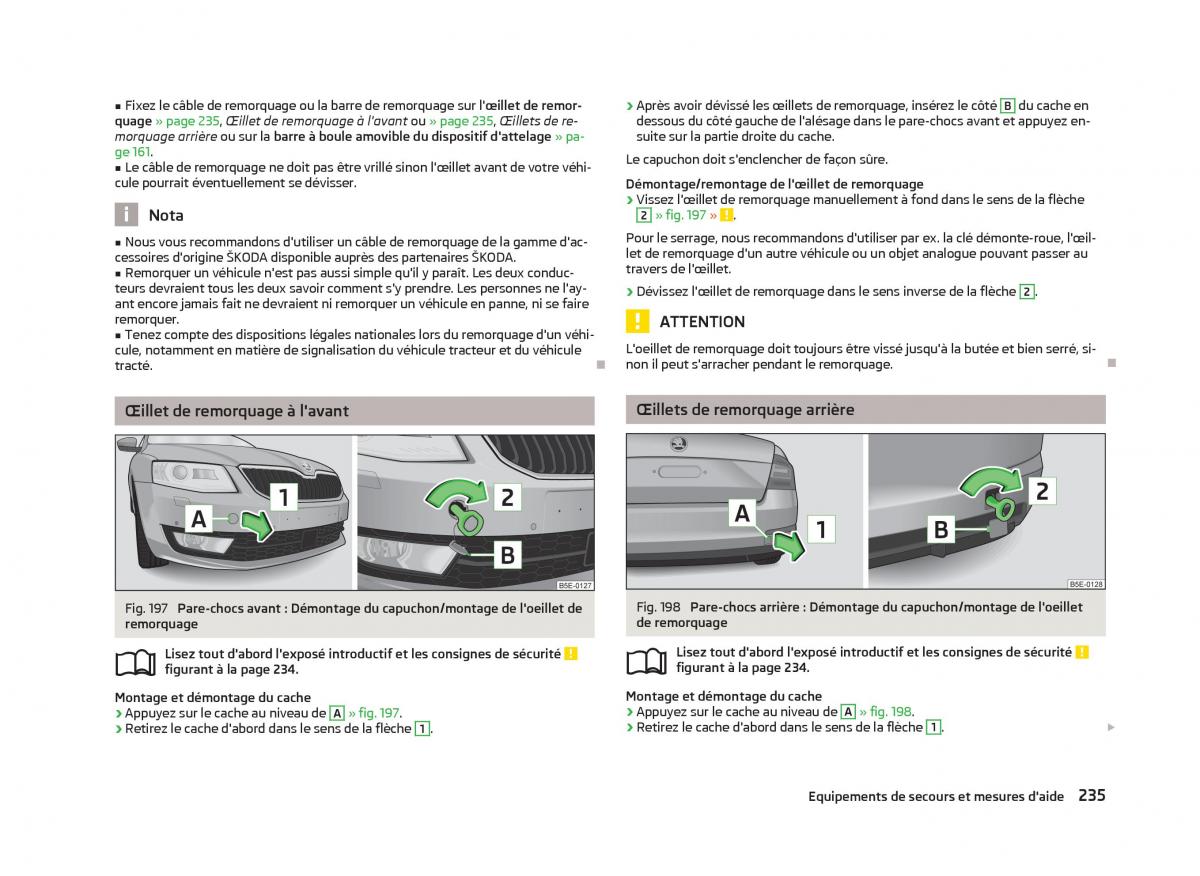 Skoda Octavia III 3 manuel du proprietaire / page 237