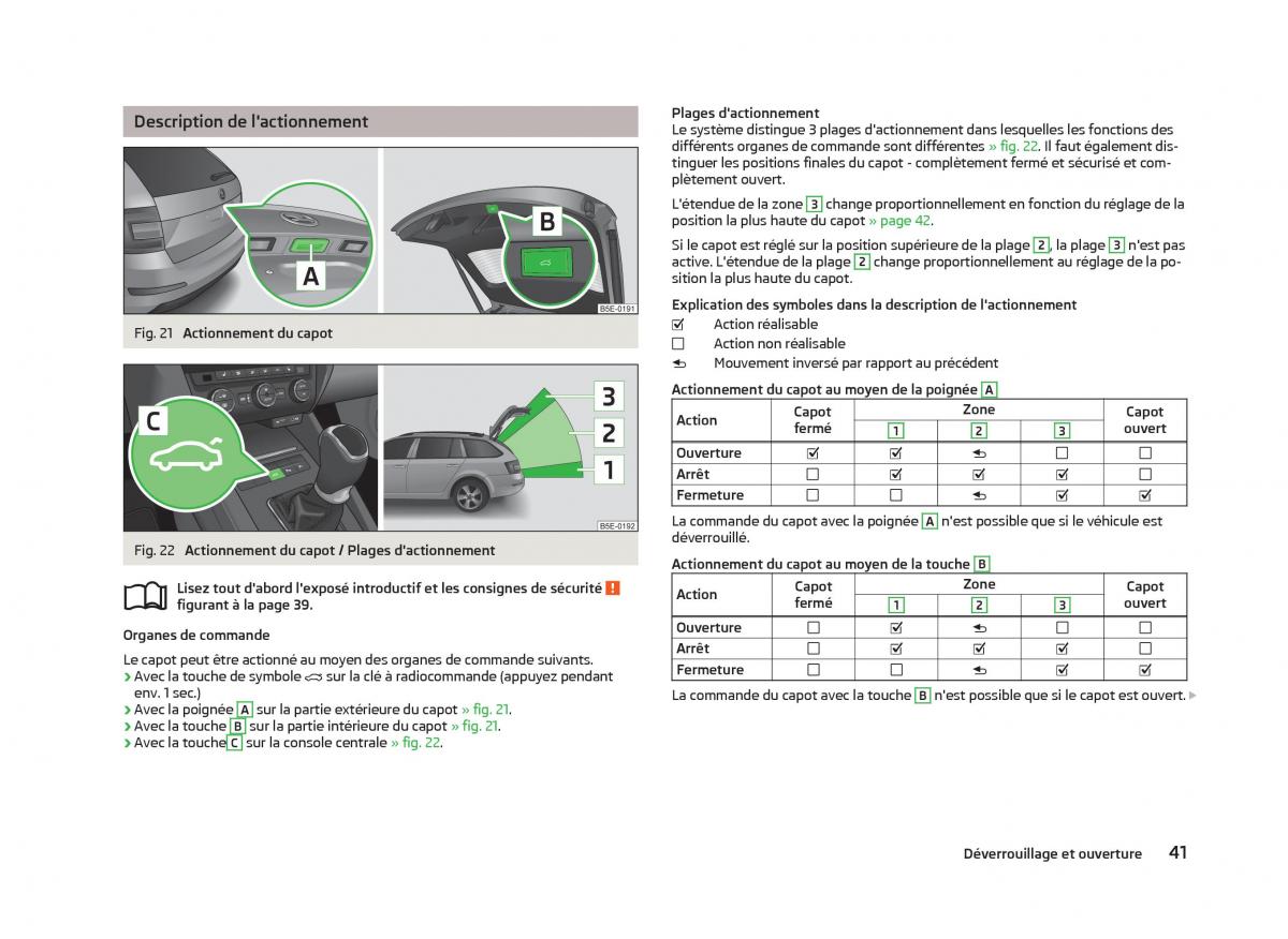 Skoda Octavia III 3 manuel du proprietaire / page 43