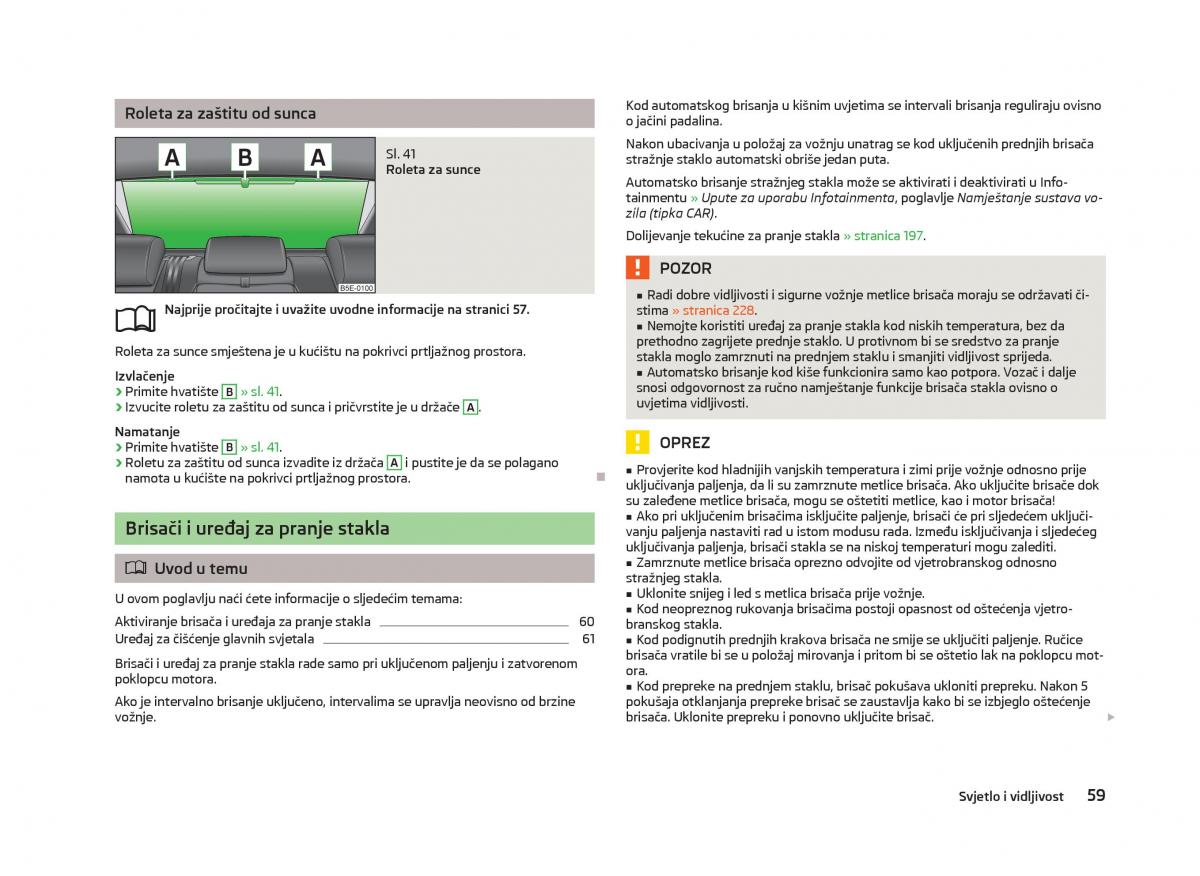 Skoda Octavia III 3 vlasnicko uputstvo / page 61