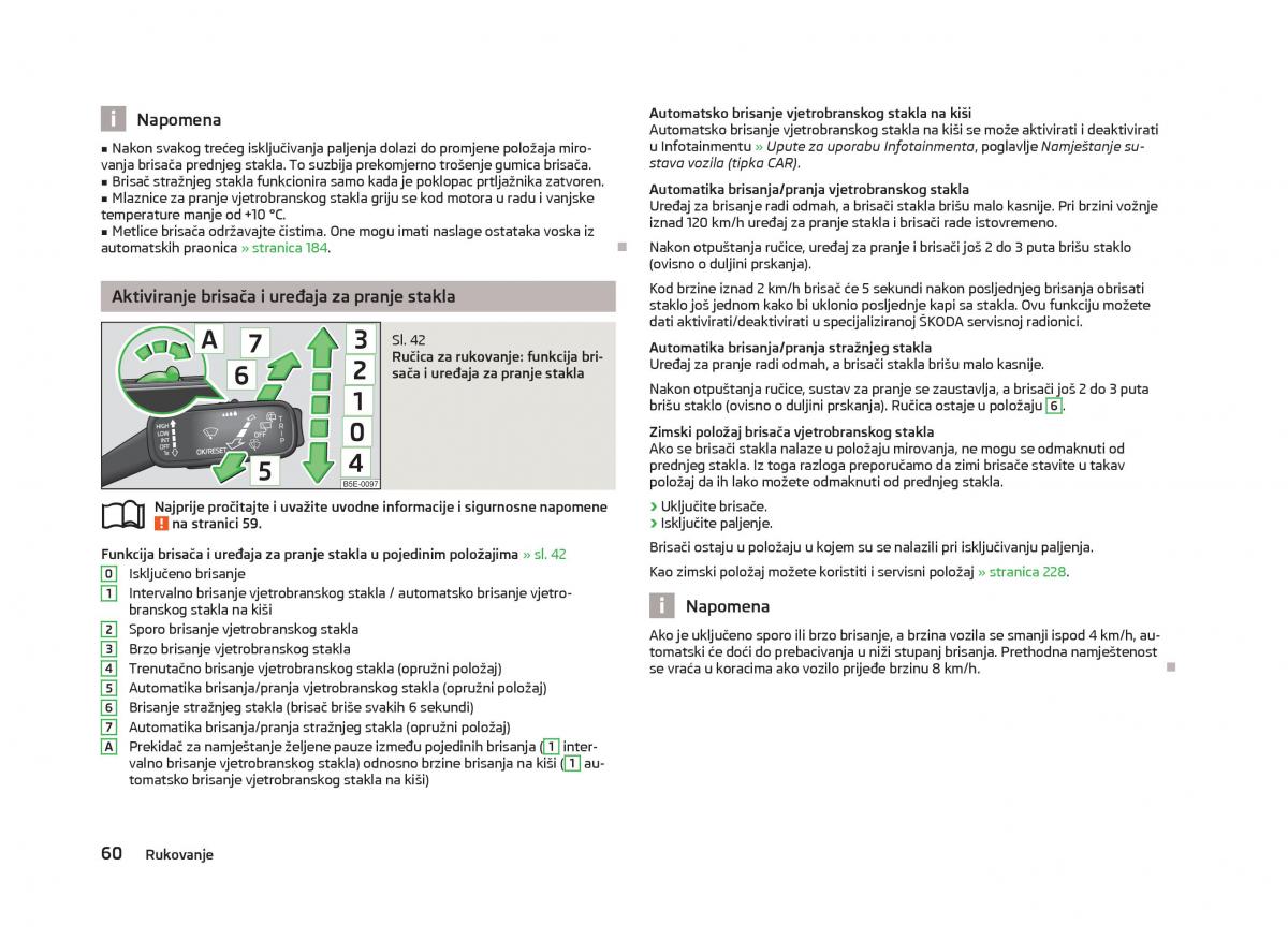 Skoda Octavia III 3 vlasnicko uputstvo / page 62