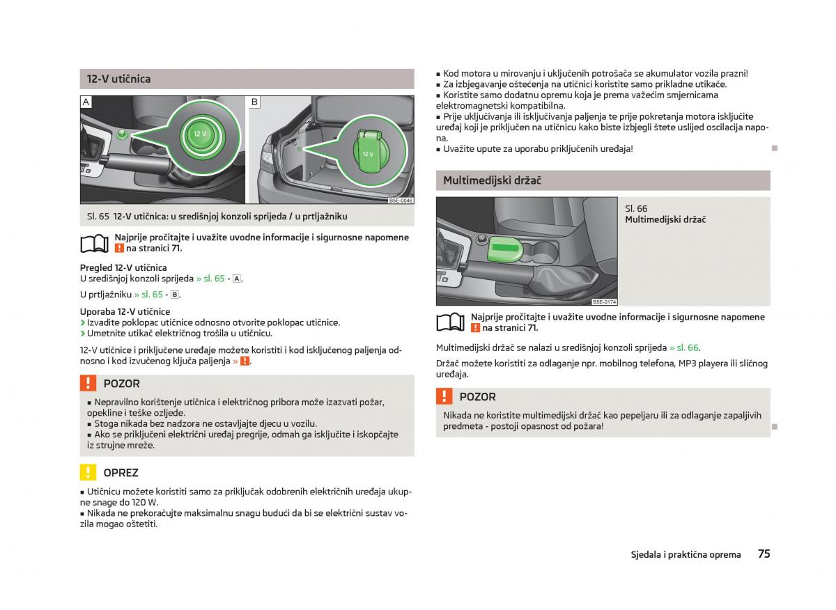 Skoda Octavia III 3 vlasnicko uputstvo / page 77