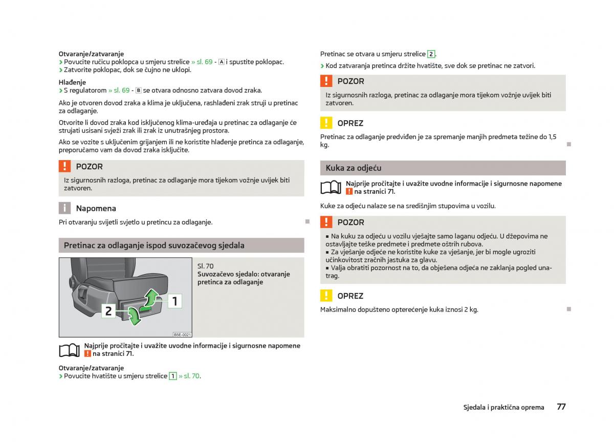 Skoda Octavia III 3 vlasnicko uputstvo / page 79