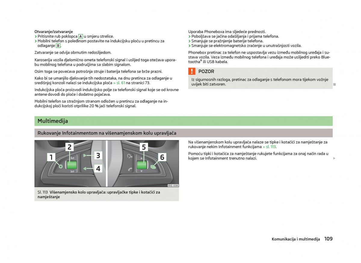 Skoda Octavia III 3 vlasnicko uputstvo / page 111