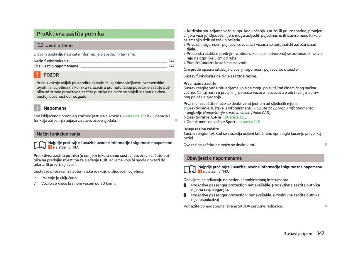 Skoda Octavia III 3 vlasnicko uputstvo / page 149