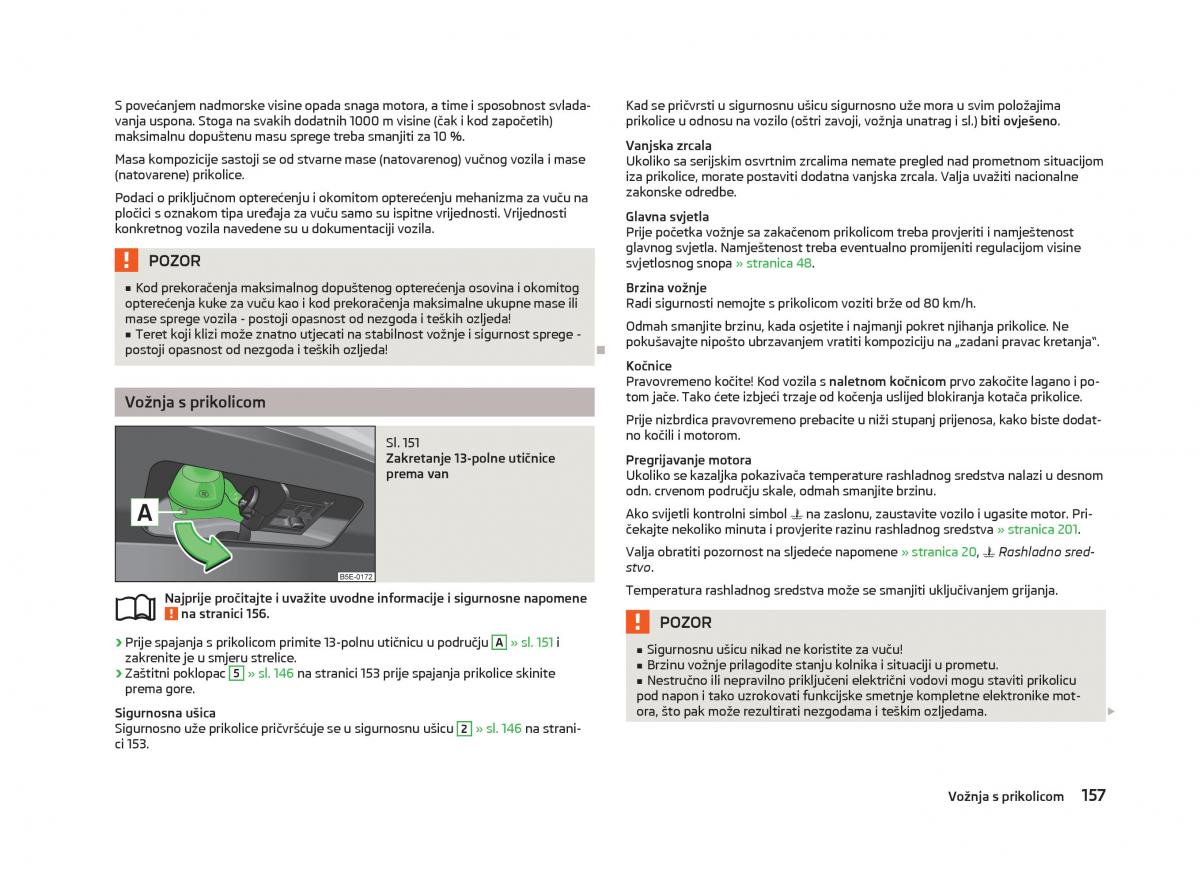 Skoda Octavia III 3 vlasnicko uputstvo / page 159