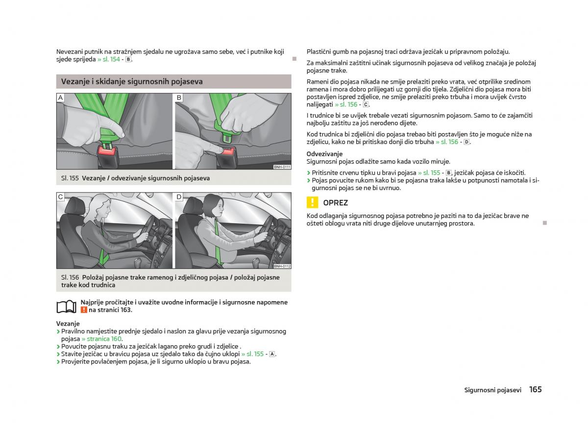 Skoda Octavia III 3 vlasnicko uputstvo / page 167