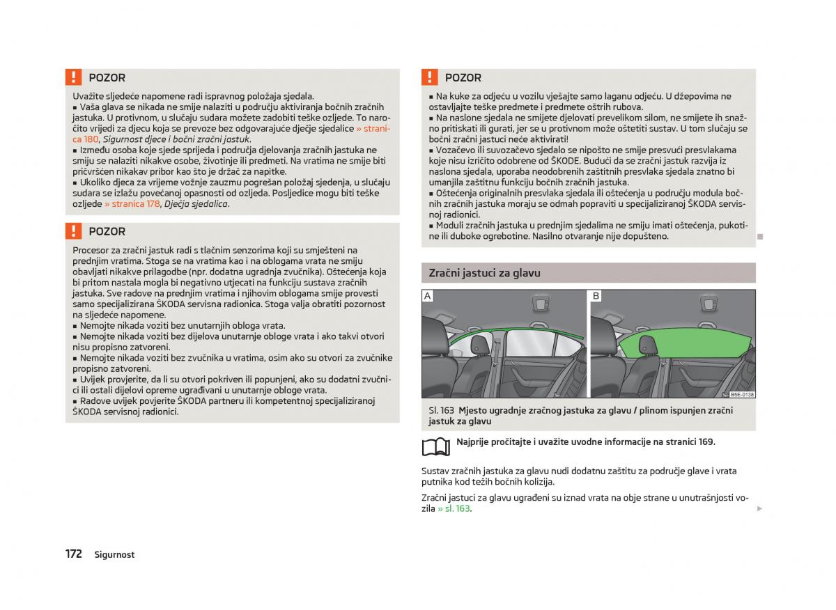 Skoda Octavia III 3 vlasnicko uputstvo / page 174