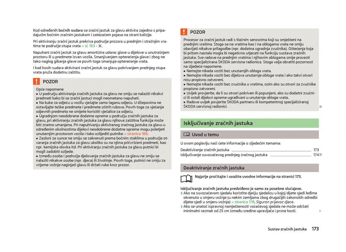 Skoda Octavia III 3 vlasnicko uputstvo / page 175