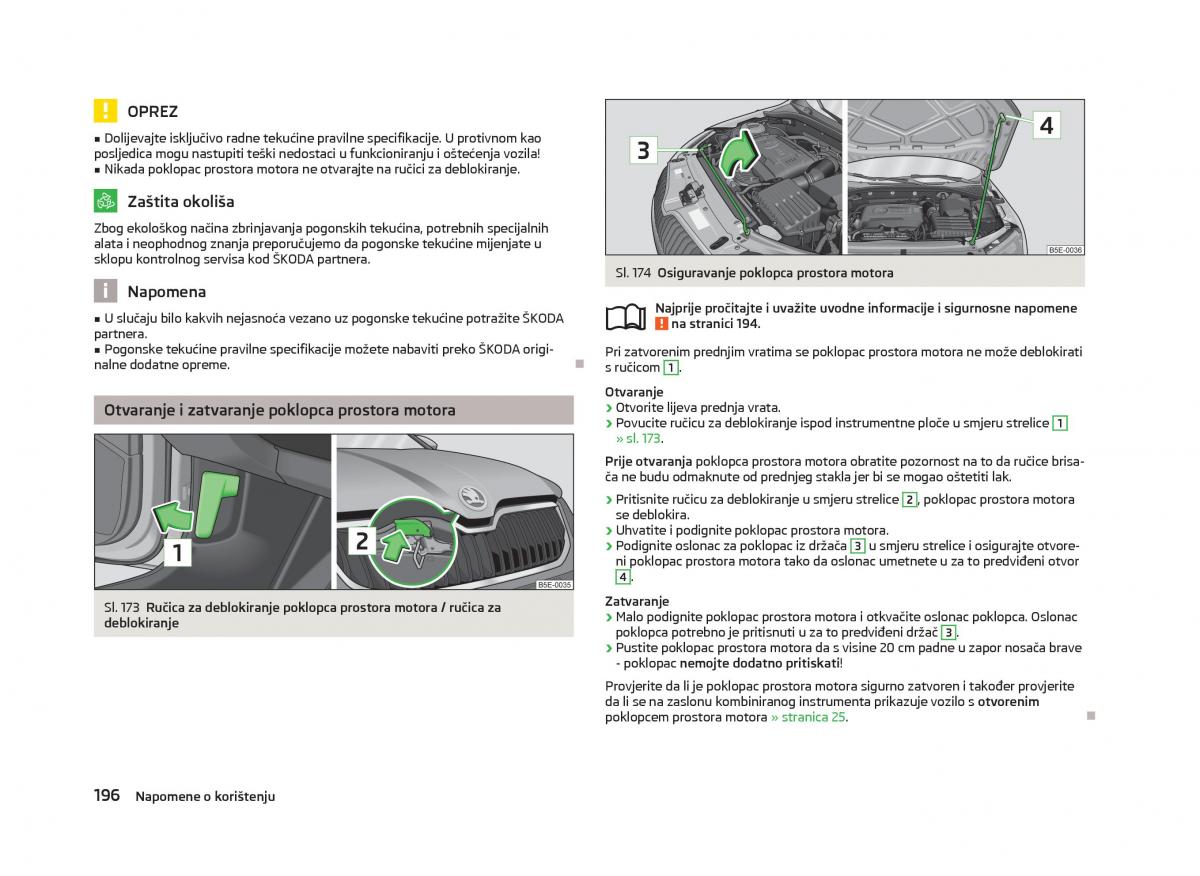 Skoda Octavia III 3 vlasnicko uputstvo / page 198