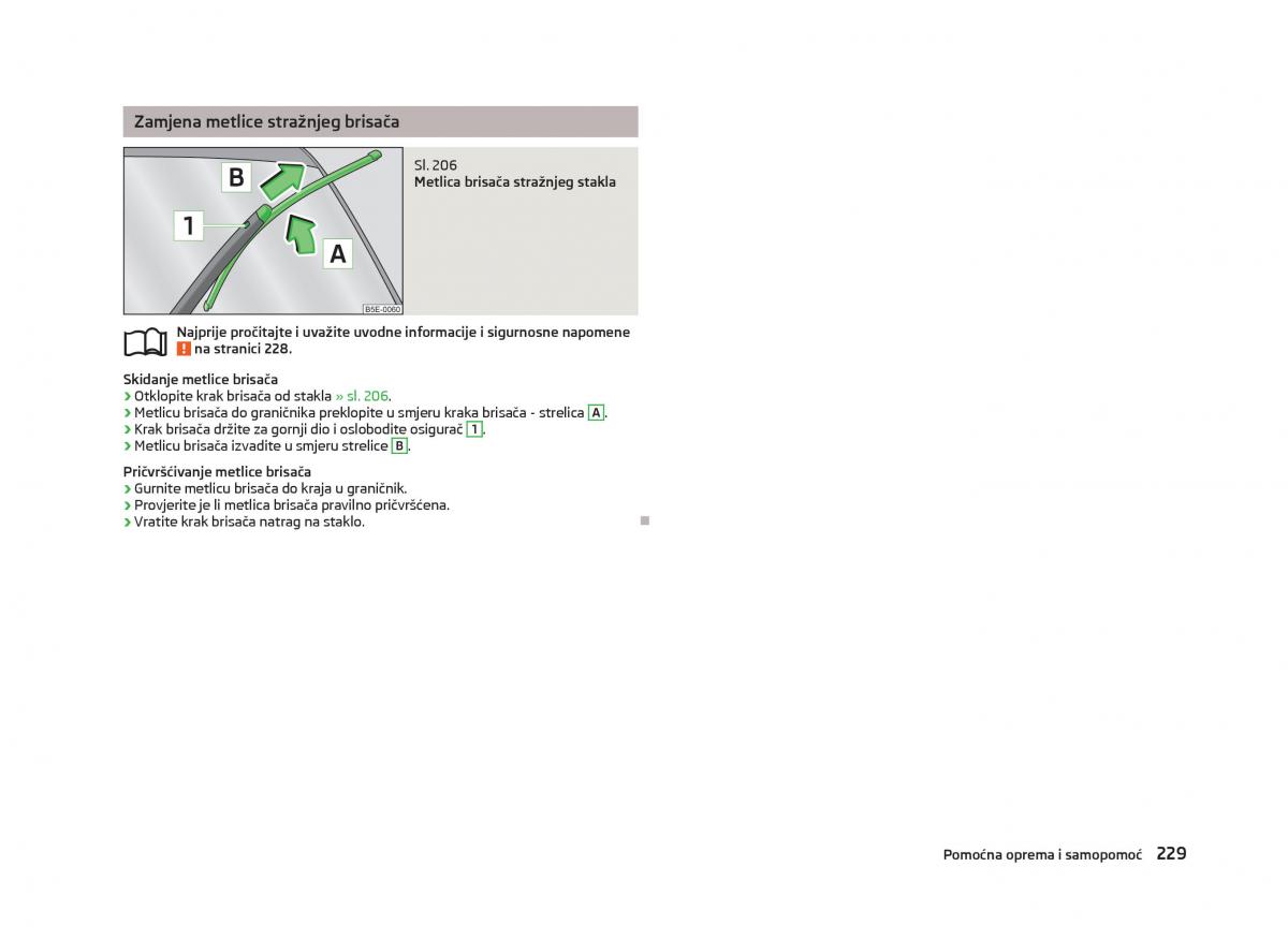 Skoda Octavia III 3 vlasnicko uputstvo / page 231