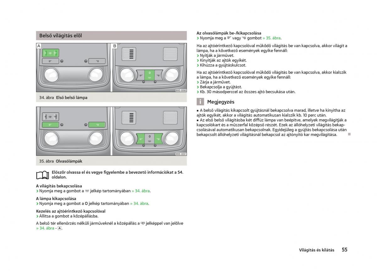 Skoda Octavia III 3 Kezelesi utmutato / page 57