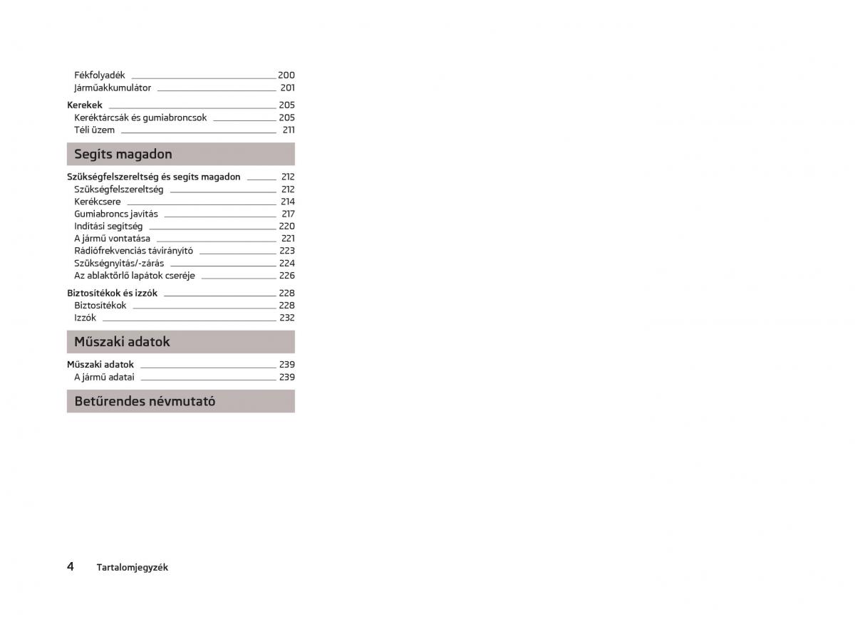 Skoda Octavia III 3 Kezelesi utmutato / page 6