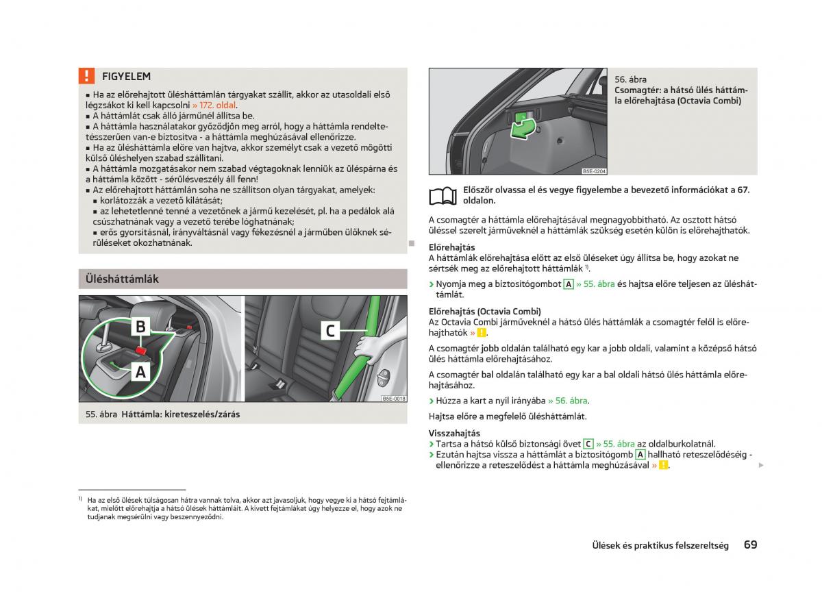 Skoda Octavia III 3 Kezelesi utmutato / page 71