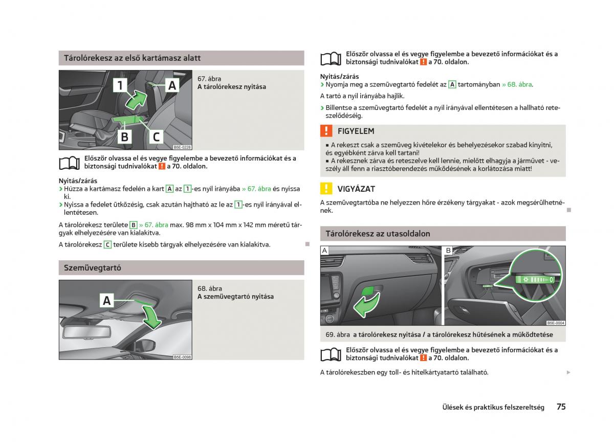 Skoda Octavia III 3 Kezelesi utmutato / page 77