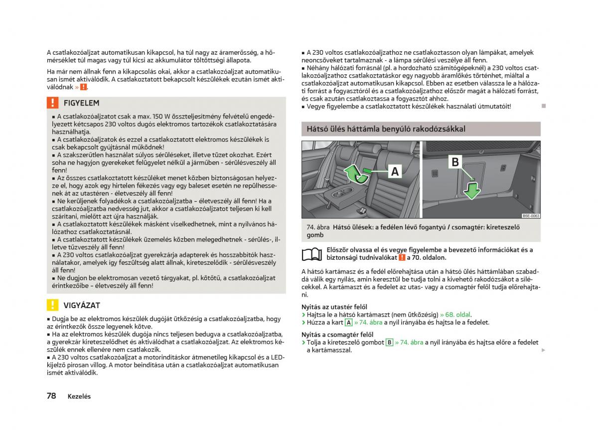 Skoda Octavia III 3 Kezelesi utmutato / page 80