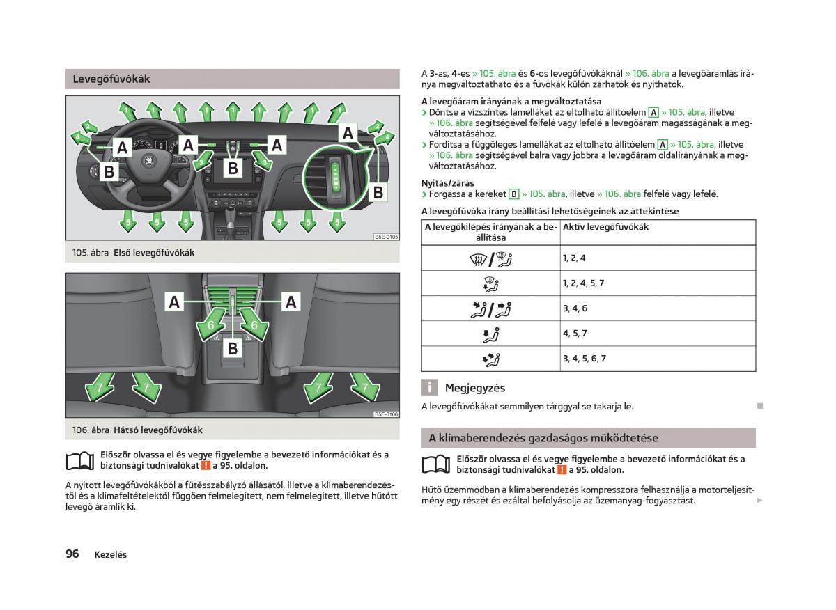 Skoda Octavia III 3 Kezelesi utmutato / page 98