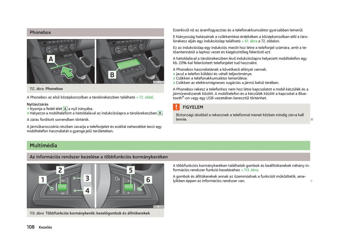 Skoda Octavia III 3 Kezelesi utmutato / page 110