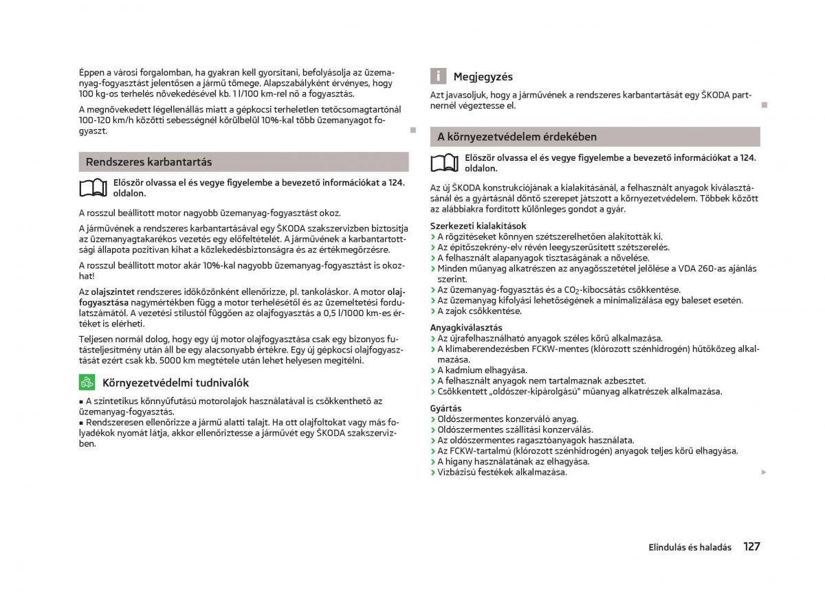 Skoda Octavia III 3 Kezelesi utmutato / page 129