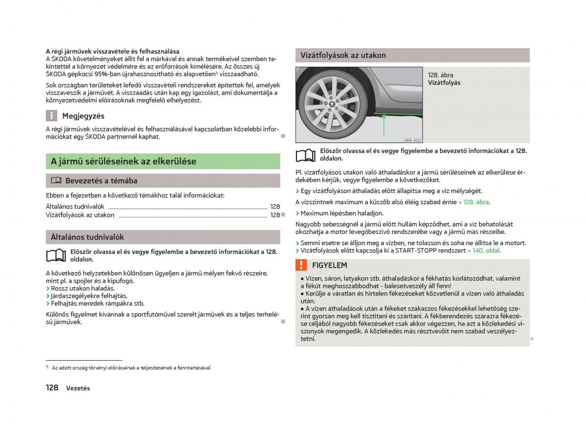 Skoda Octavia III 3 Kezelesi utmutato / page 130