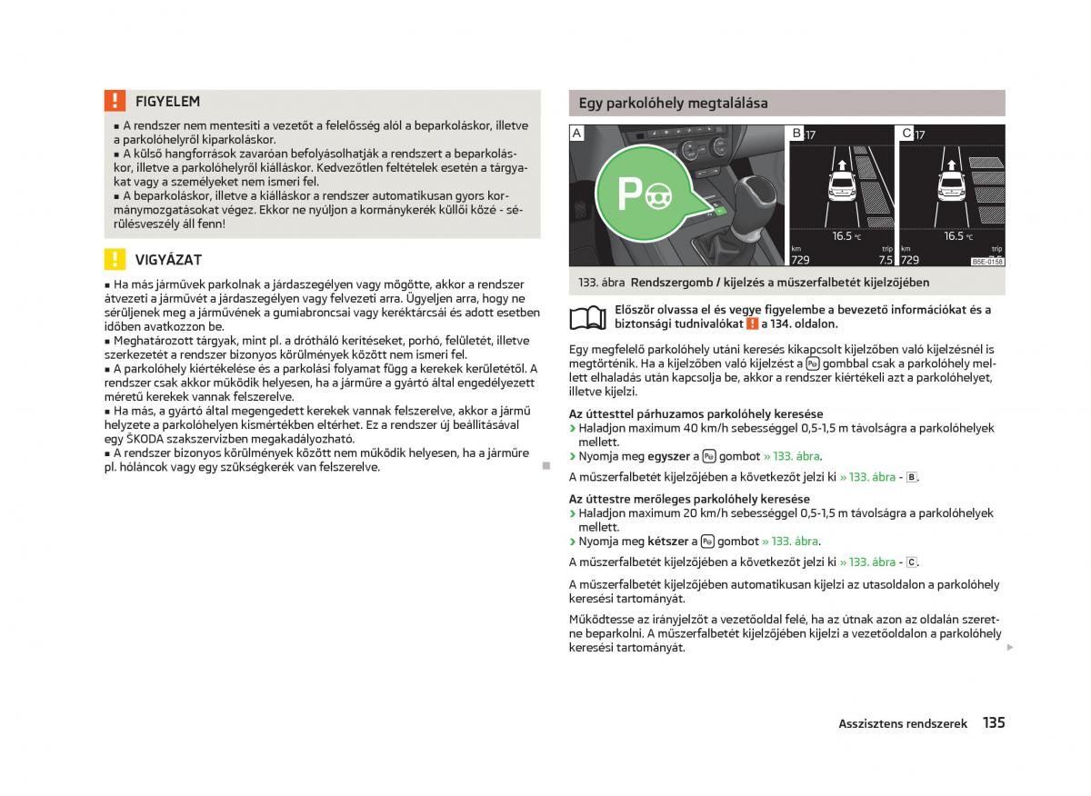 Skoda Octavia III 3 Kezelesi utmutato / page 137