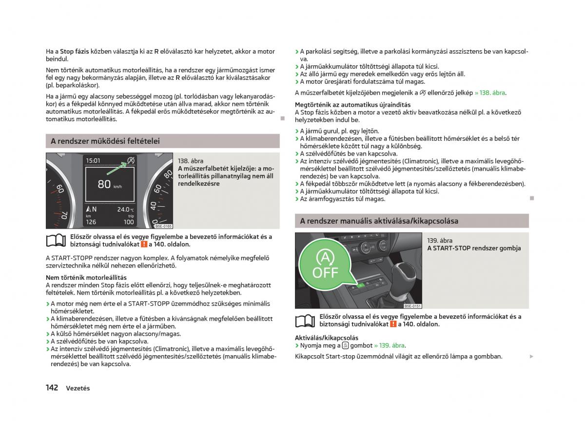 Skoda Octavia III 3 Kezelesi utmutato / page 144