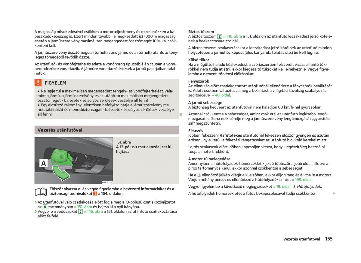 Skoda Octavia III 3 Kezelesi utmutato / page 157