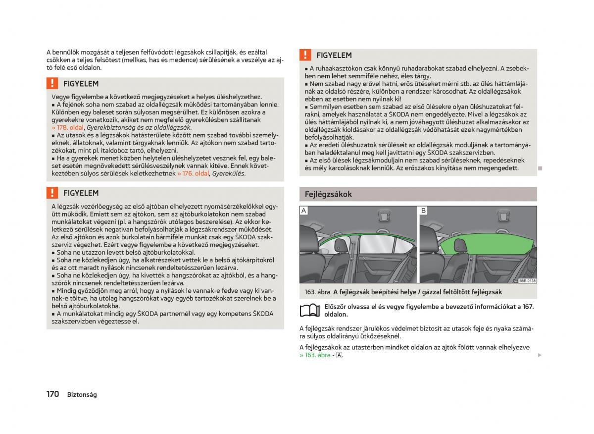 Skoda Octavia III 3 Kezelesi utmutato / page 172