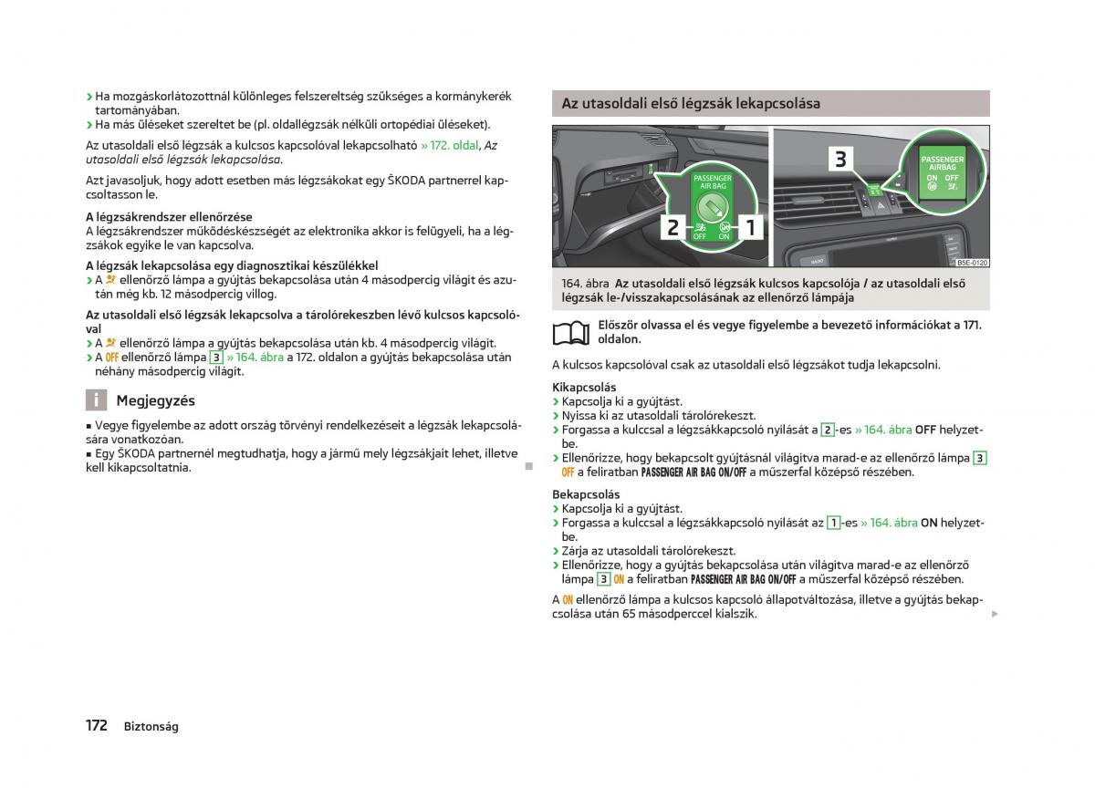 Skoda Octavia III 3 Kezelesi utmutato / page 174