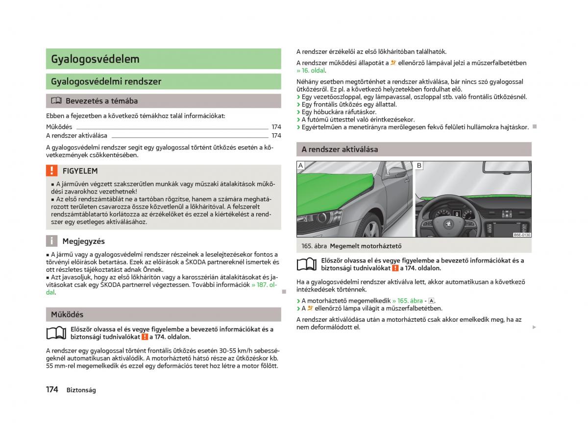 Skoda Octavia III 3 Kezelesi utmutato / page 176