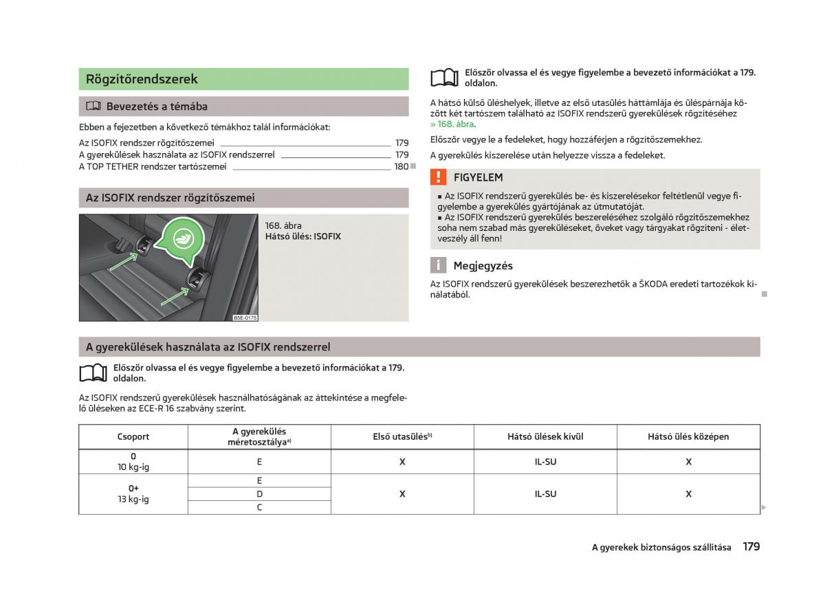 Skoda Octavia III 3 Kezelesi utmutato / page 181