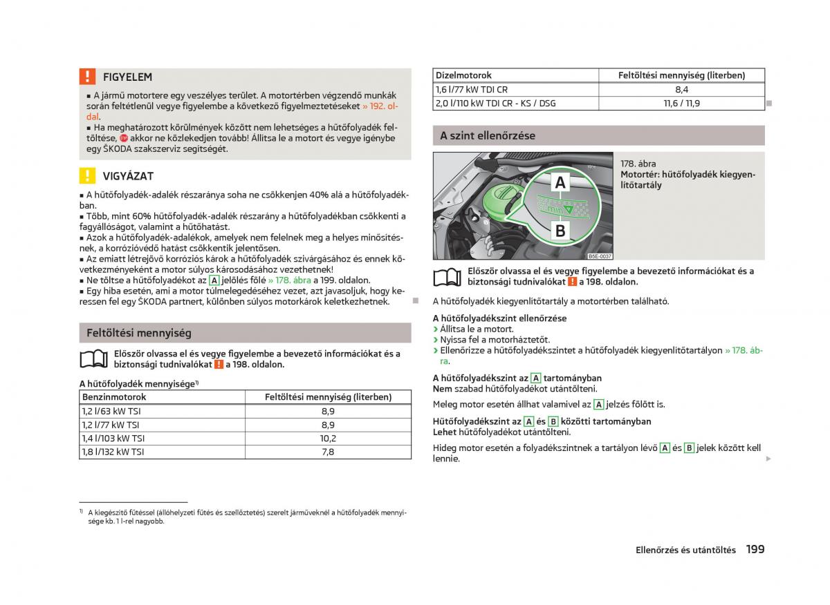 Skoda Octavia III 3 Kezelesi utmutato / page 201