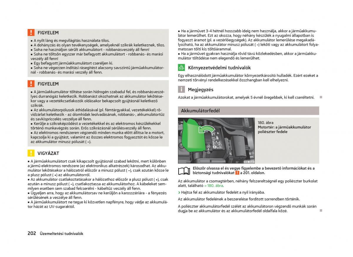 Skoda Octavia III 3 Kezelesi utmutato / page 204