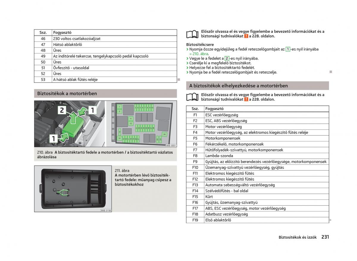 Skoda Octavia III 3 Kezelesi utmutato / page 233