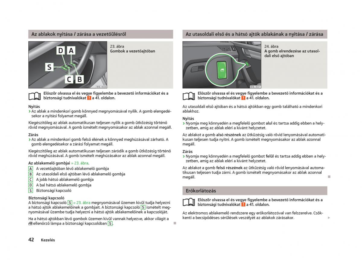 Skoda Octavia III 3 Kezelesi utmutato / page 44