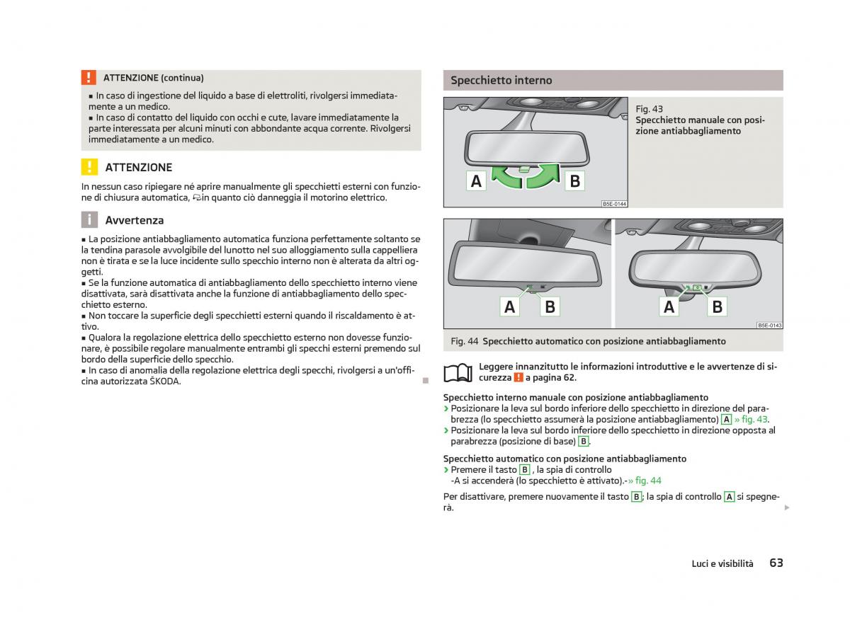 Skoda Octavia III 3 manuale del proprietario / page 65