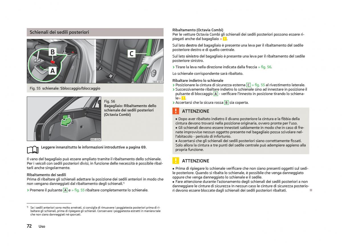 Skoda Octavia III 3 manuale del proprietario / page 74