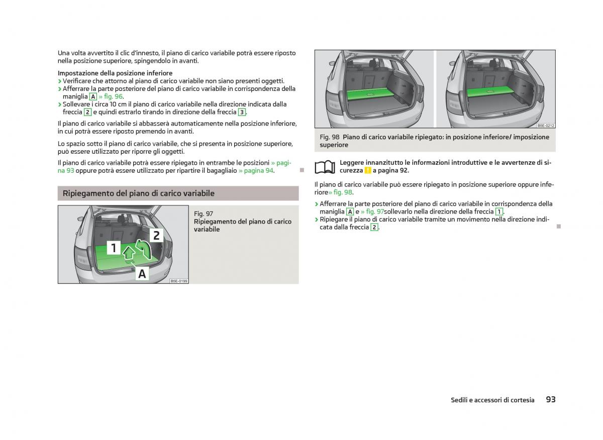 Skoda Octavia III 3 manuale del proprietario / page 95