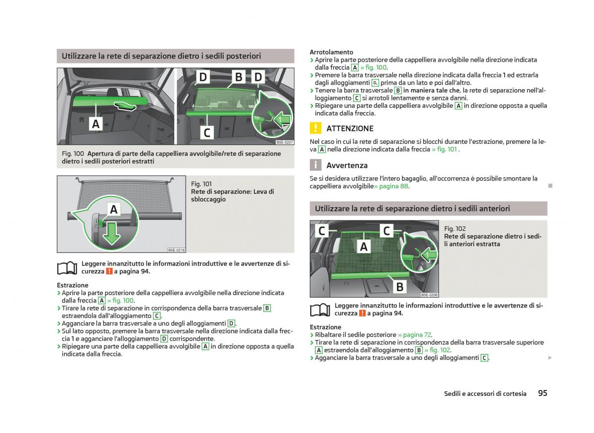 Skoda Octavia III 3 manuale del proprietario / page 97