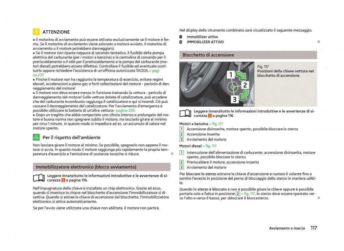 Skoda Octavia III 3 manuale del proprietario / page 119