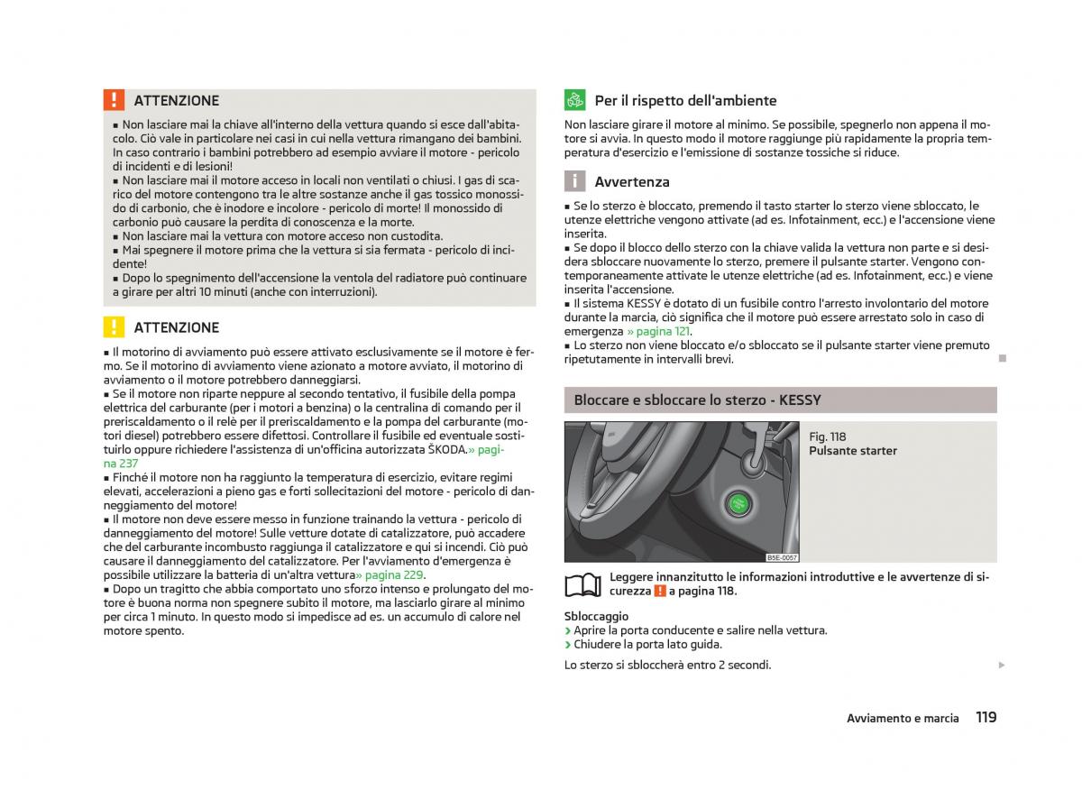 Skoda Octavia III 3 manuale del proprietario / page 121