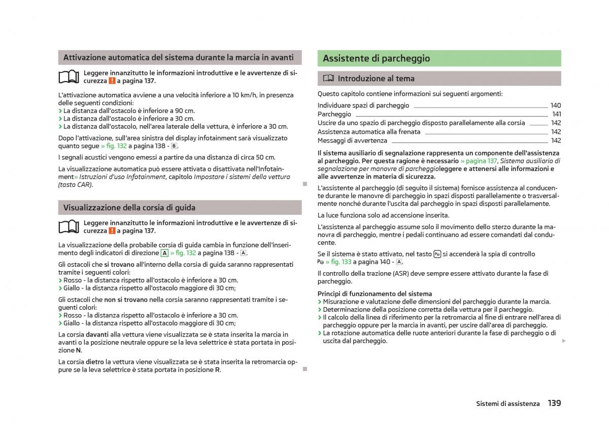 Skoda Octavia III 3 manuale del proprietario / page 141