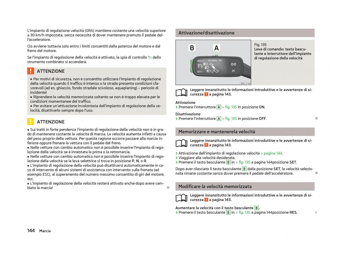 Skoda Octavia III 3 manuale del proprietario / page 146