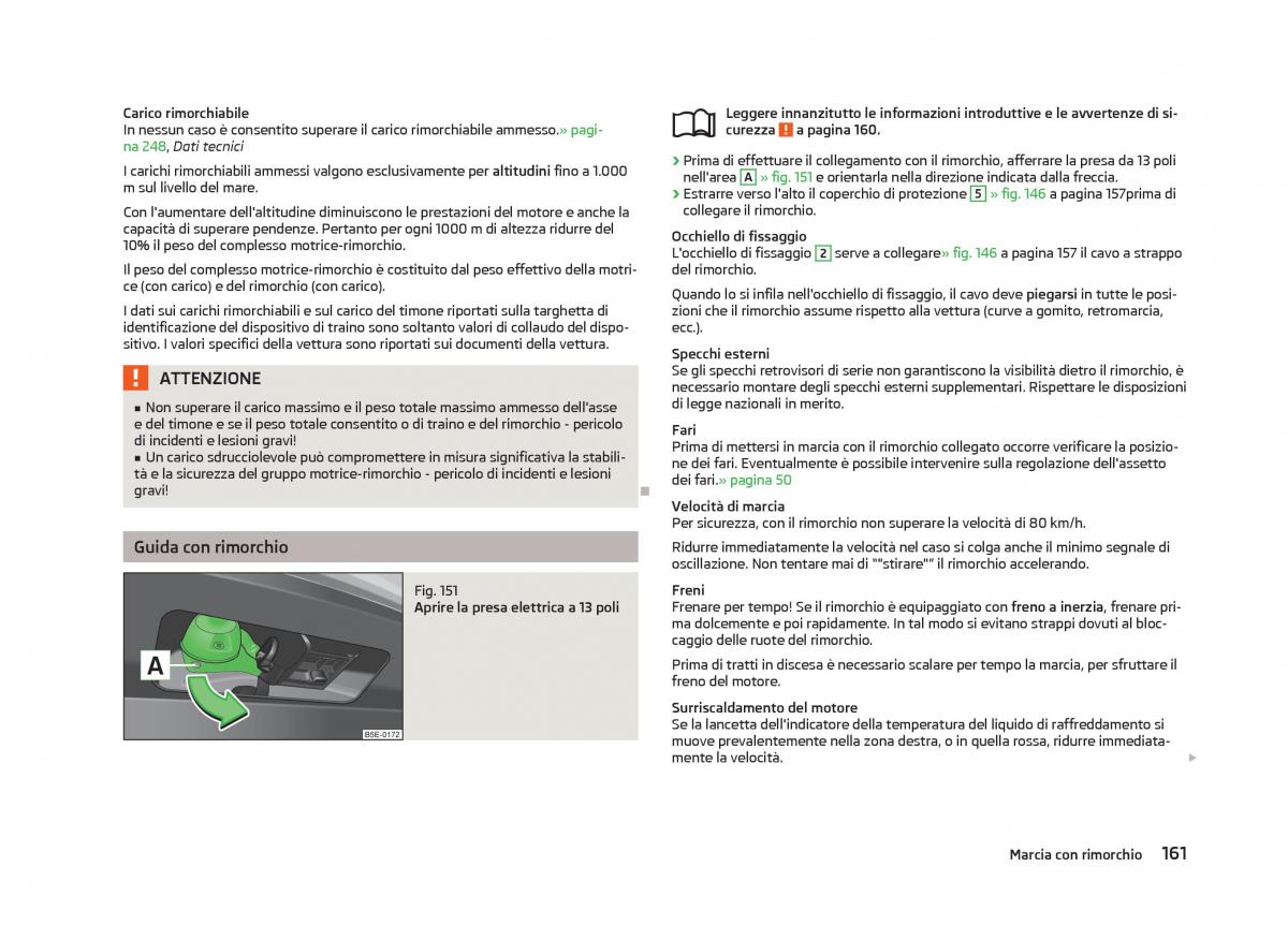 Skoda Octavia III 3 manuale del proprietario / page 163